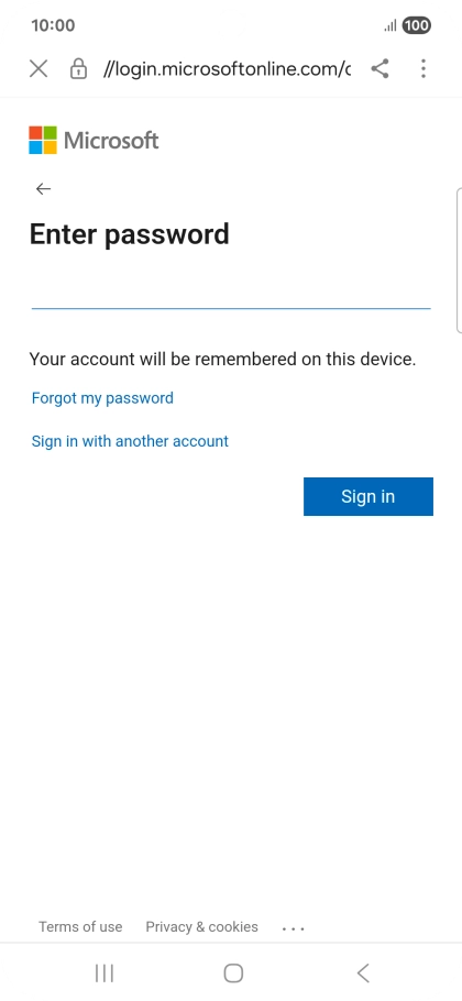 Press Sign in. Press Sign in.