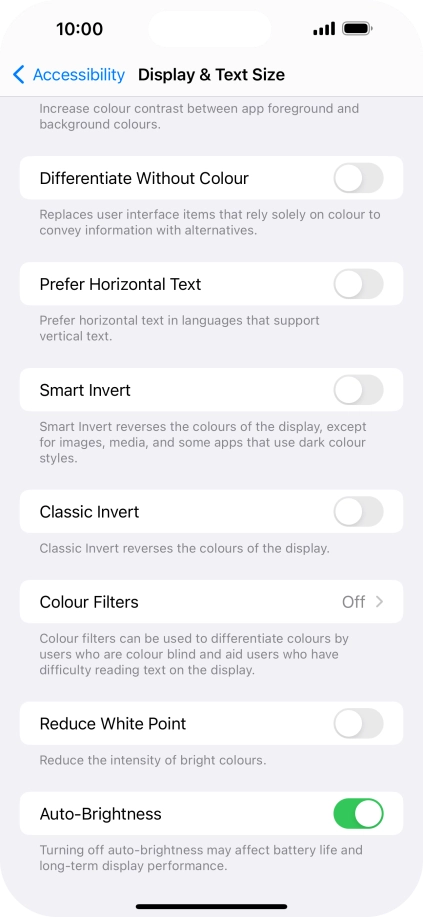 Press the indicator next to Press the indicator next to