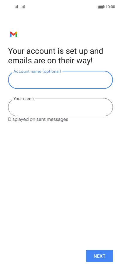 Press the field below 