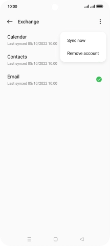 Press Remove account.