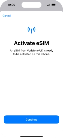 Press Continue. Press Continue.