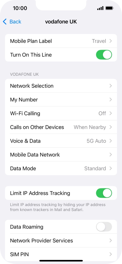 Press the indicator next to Press the indicator next to