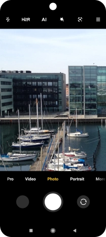 Press the flash icon. Press the flash icon.