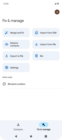 Press Import from SIM. Press Import from SIM.