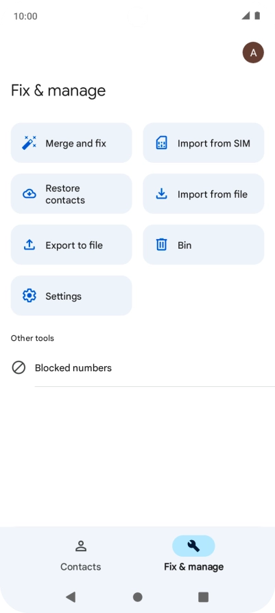 Press Import from SIM. Press Import from SIM.