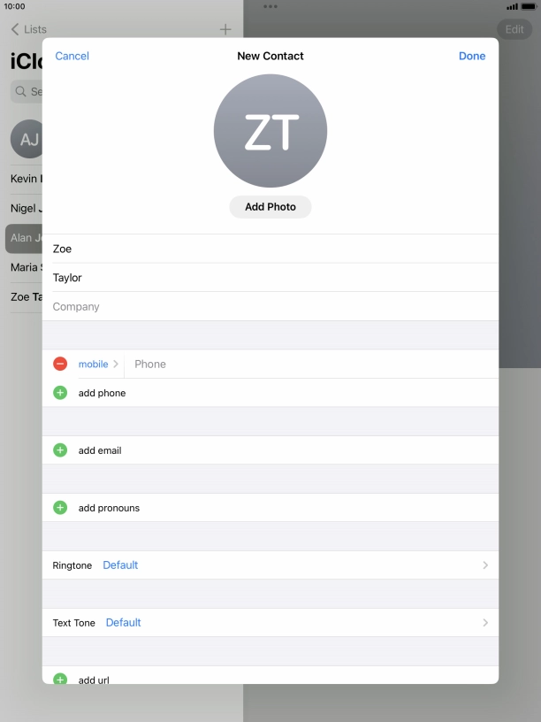 Press Phone and key in the required phone number. Press Phone and key in the required phone number.