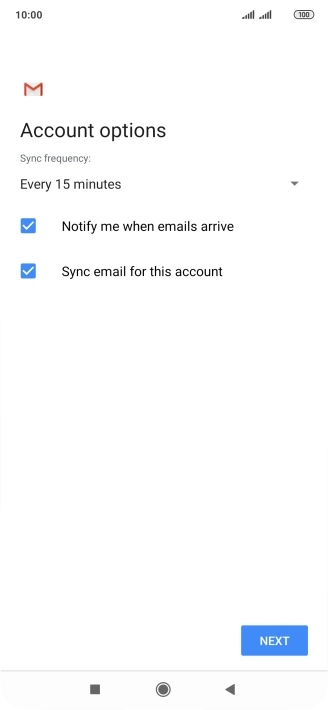 Press the drop down list below 