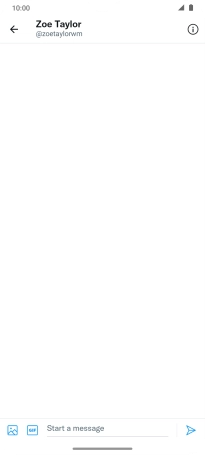 Press the text input field.