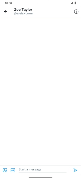 Press the text input field.