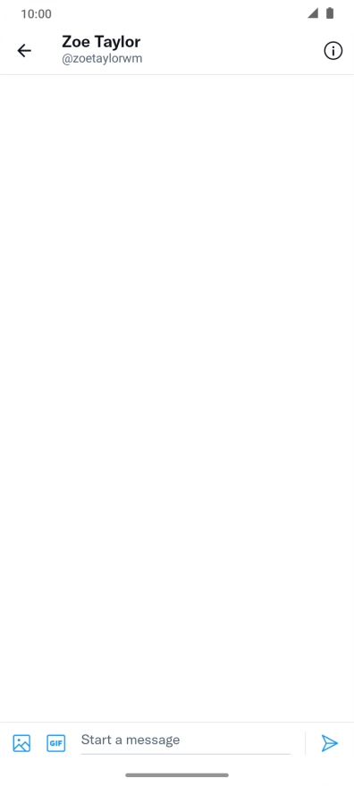 Press the text input field.