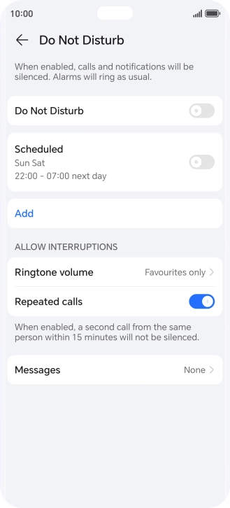 Press the indicator next to Press the indicator next to