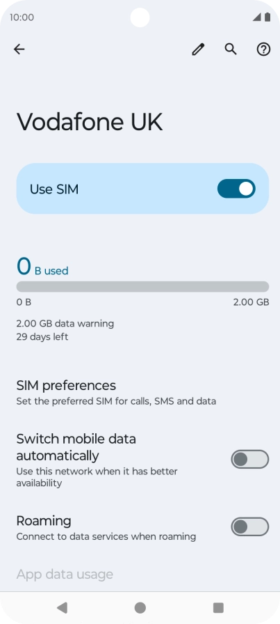 Press the indicator next to Press the indicator next to
