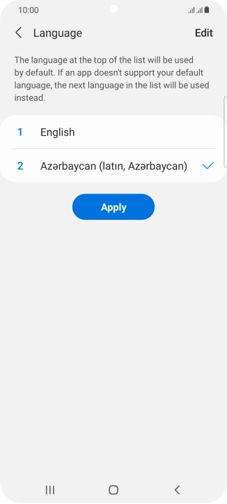 Press Apply. Press Apply.