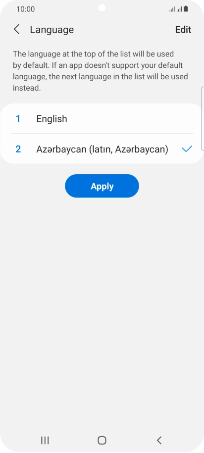 Press Apply. Press Apply.