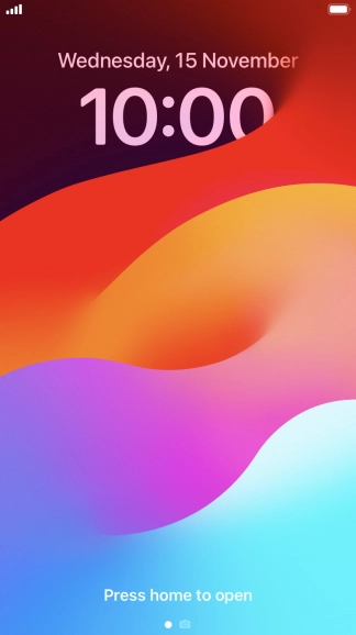 Press and hold anywhere on the lock screen. Press and hold anywhere on the lock screen.