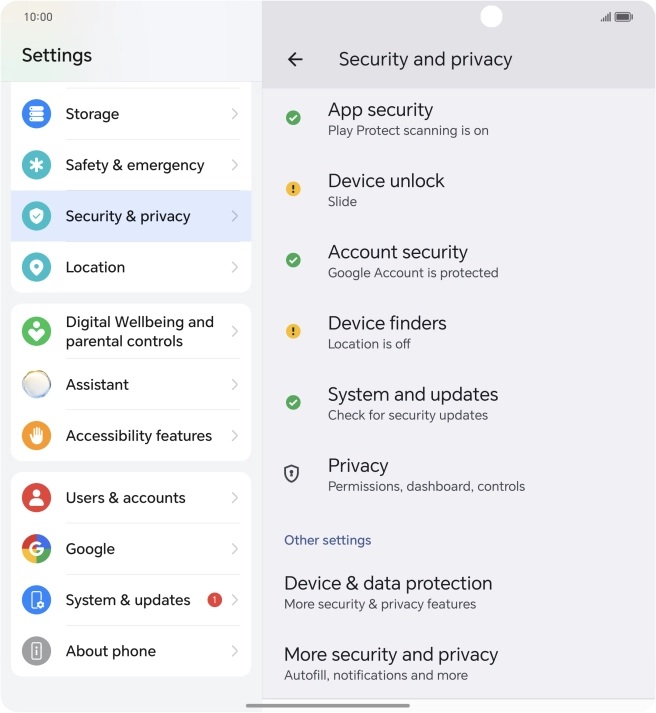 Press More security and privacy. Press More security and privacy.