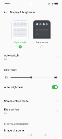 Press the indicator next to Press the indicator next to