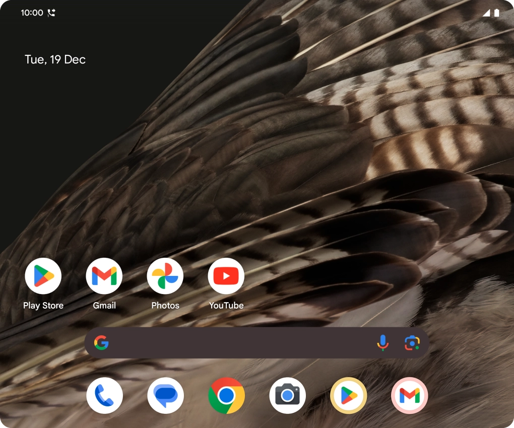 The divert icon shows that all incoming calls are diverted.