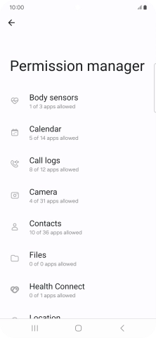 Press the required phone function.