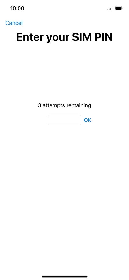 If your SIM is locked, key in your PIN and press OK. If your SIM is locked, key in your PIN and press OK.