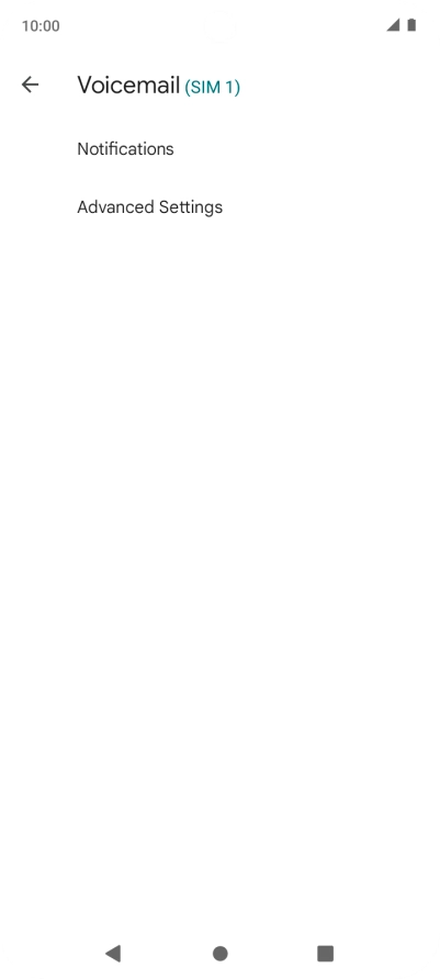 Press Advanced Settings.