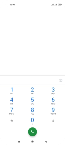 Press the Home key to return to the home screen.