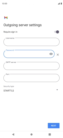Press the field below 