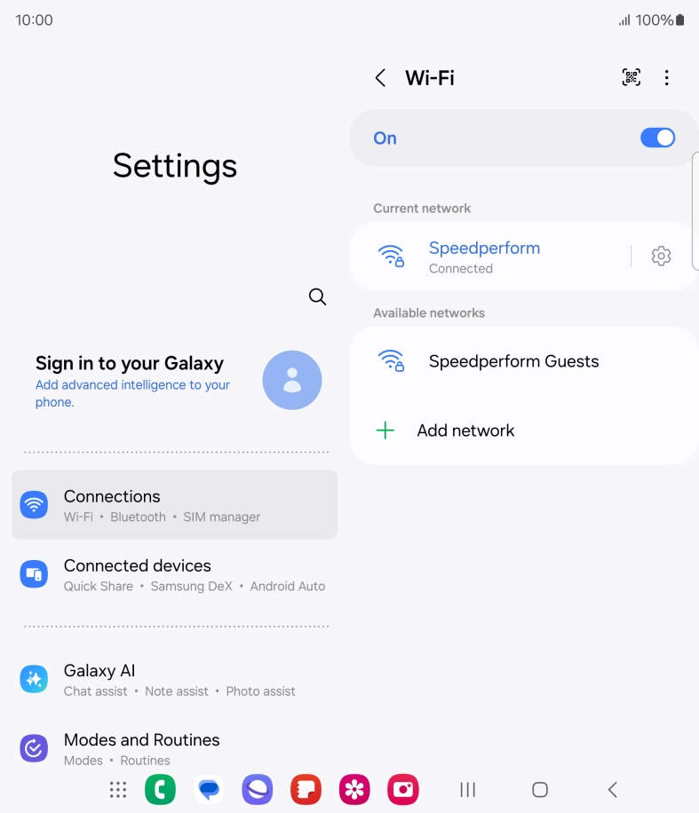 Press the Home key to return to the home screen.