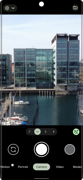 If the camera is turned on, press Video. If the camera is turned on, press Video.