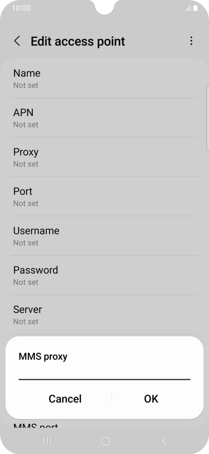 Key in 212.183.137.012 and press OK.