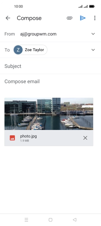 Press Subject and key in the required subject.