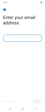 Press the field below 