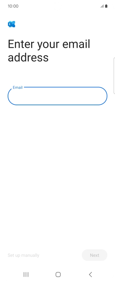 Press the field below 