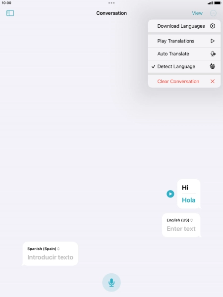 Press Clear Conversation.