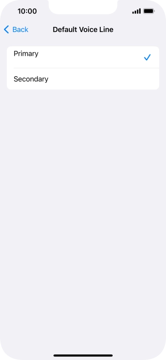 Press the required price plan.