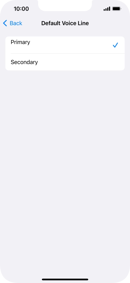 Press the required price plan.