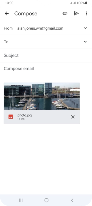 Press the field next to 