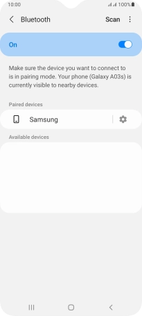 Press the Home key to return to the home screen.