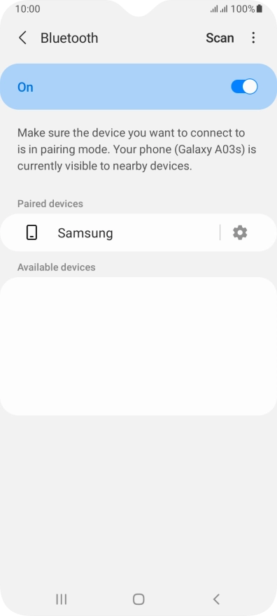 Press the Home key to return to the home screen.