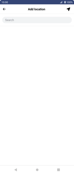 Press the search field and key in the required search word. Press the search field and key in the required search word.
