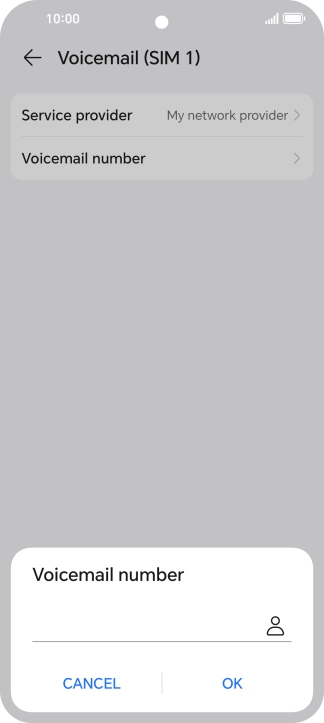 Key in +447836121121 and press OK. Key in +447836121121 and press OK.