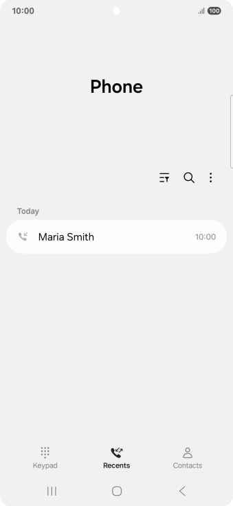 Press the required number.