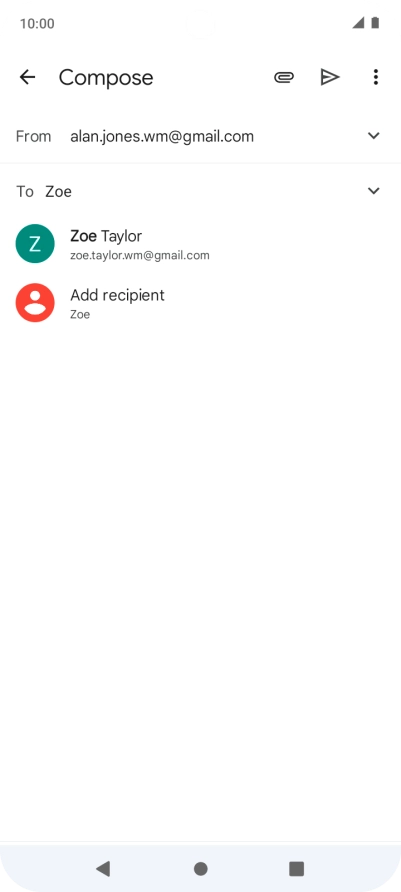 Press the required contact. Press the required contact.