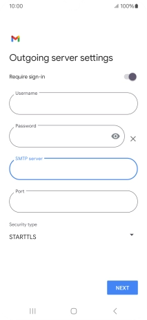 Press the field below 