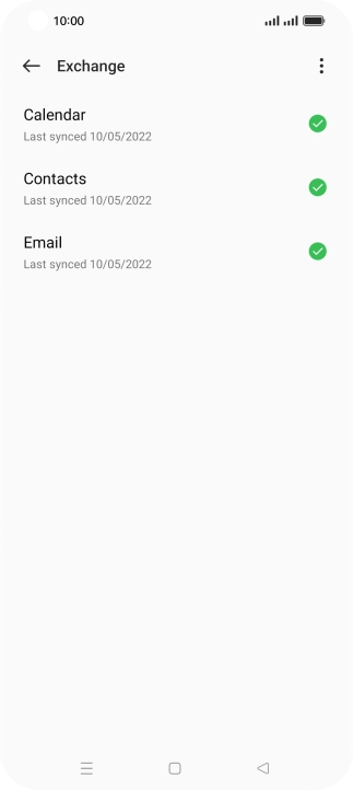 Press the menu icon.
