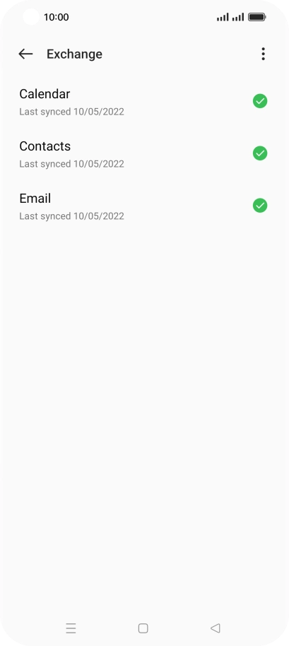 Press the menu icon.