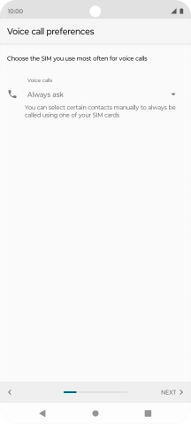 Press the drop down list below 