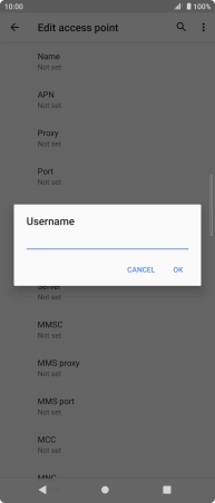 Key in wap and press OK. Key in wap and press OK.
