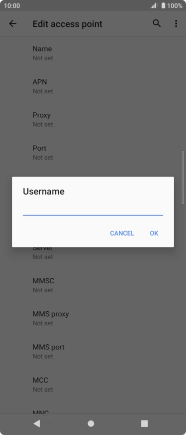 Key in wap and press OK. Key in wap and press OK.