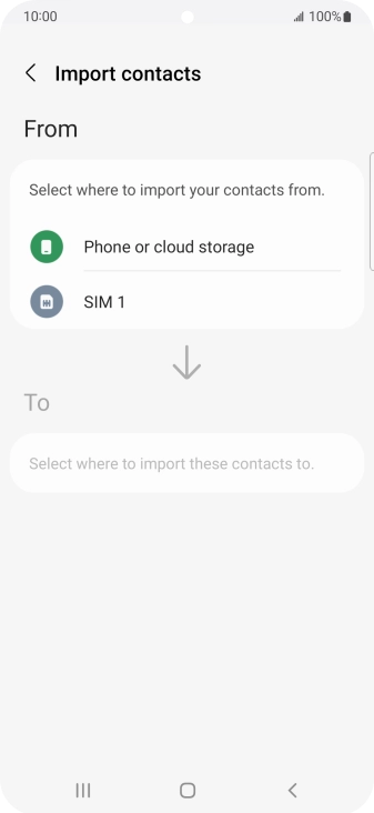 Press the name of the SIM.